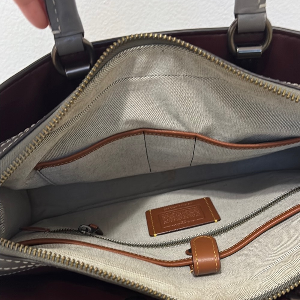 Coach Gray Rogue Brief with Professional Aesthetic - Picture 6 of 16
